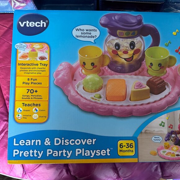VTech Learn and Discover Pretty Party Playset - Picture 2 of 3